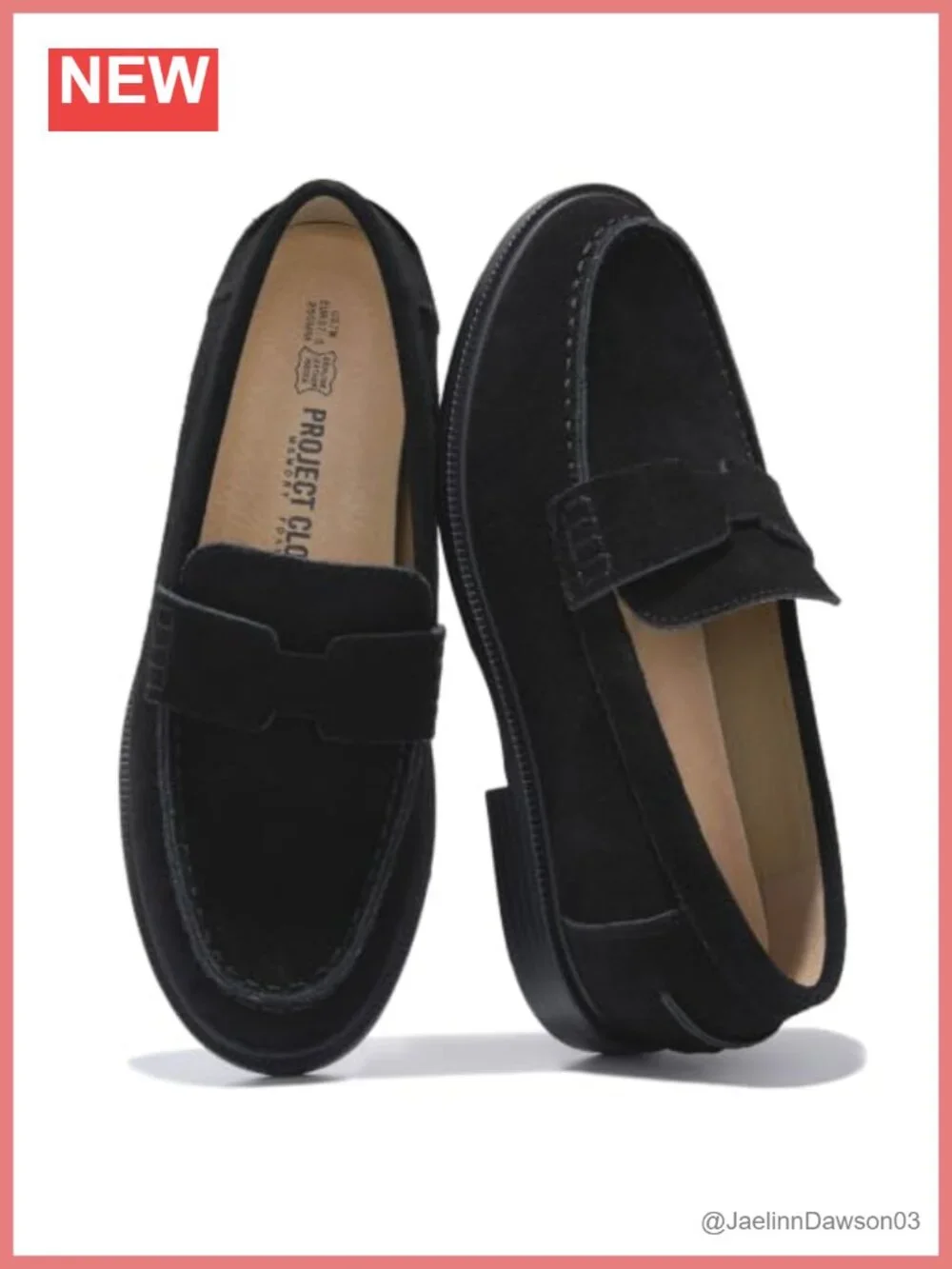 100% Genuine Suede Loafers for Women Slip On Business Casual Shoes